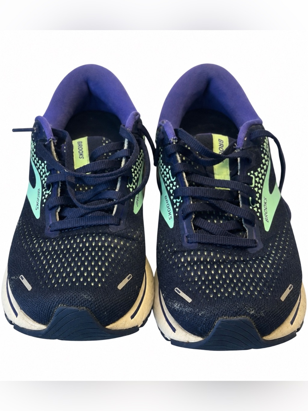 Brooks Ghost 14 Blue Running Shows Women’s Size 9 Wide 1203561D446 Teal